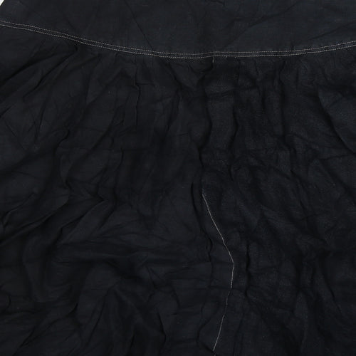 Umberto Ginocchietti Womens Black   Flare Skirt Size 26 in