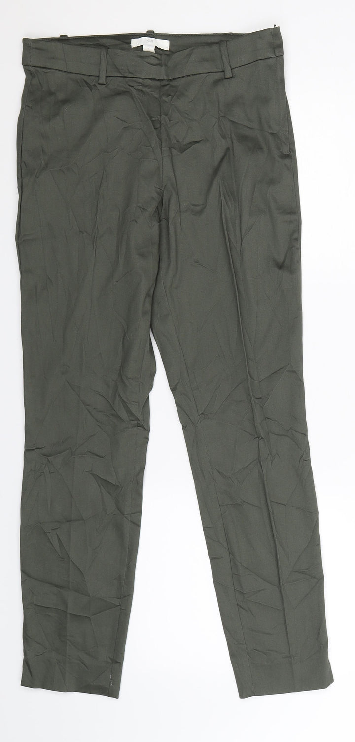 H&M Womens Grey   Trousers  Size 10 L27 in