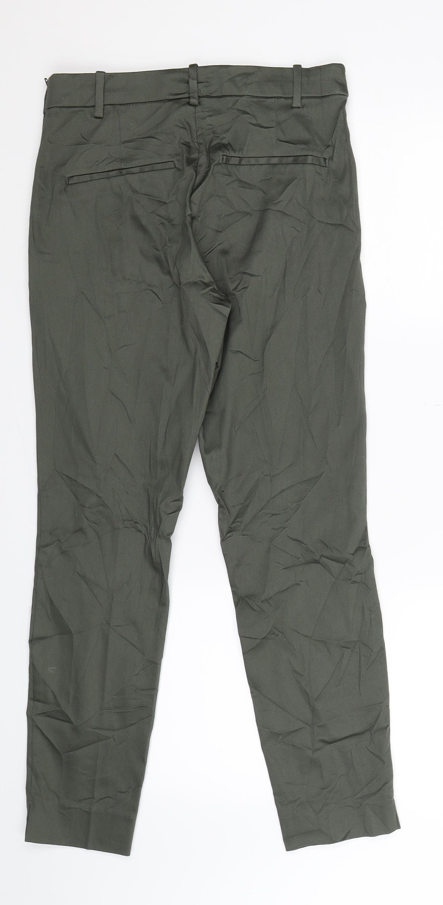 H&M Womens Grey   Trousers  Size 10 L27 in