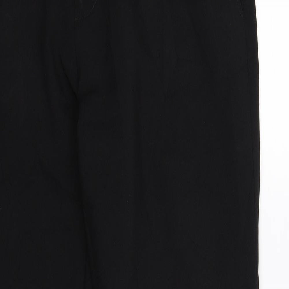George Mens Black   Dress Pants Trousers Size 30 L31 in