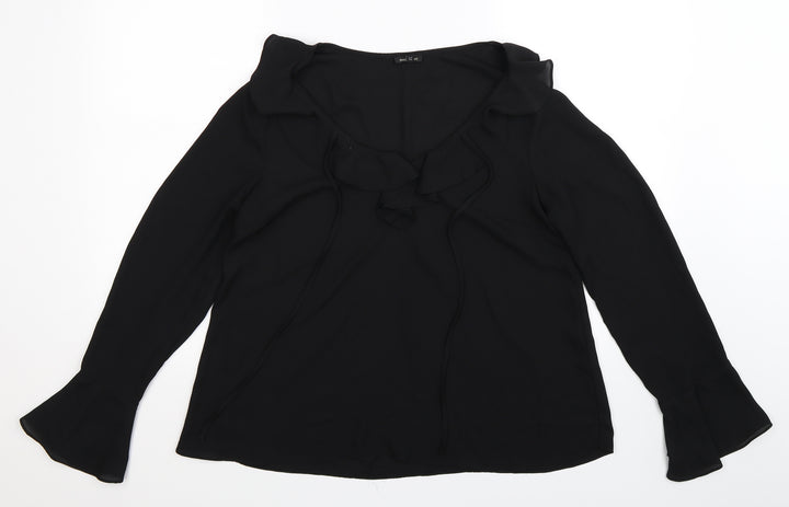 River Island Womens Black   Basic Blouse Size 10