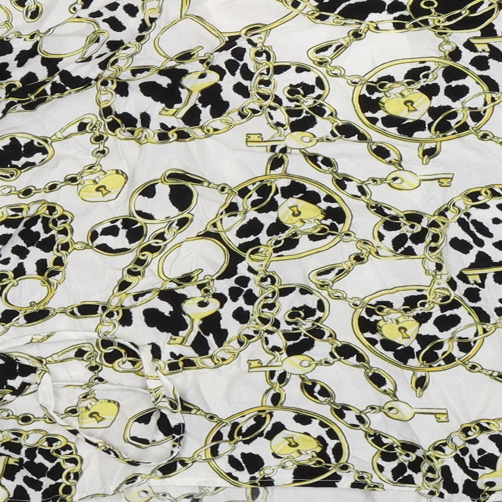 Topshop Womens White   Basic Blouse Size 10