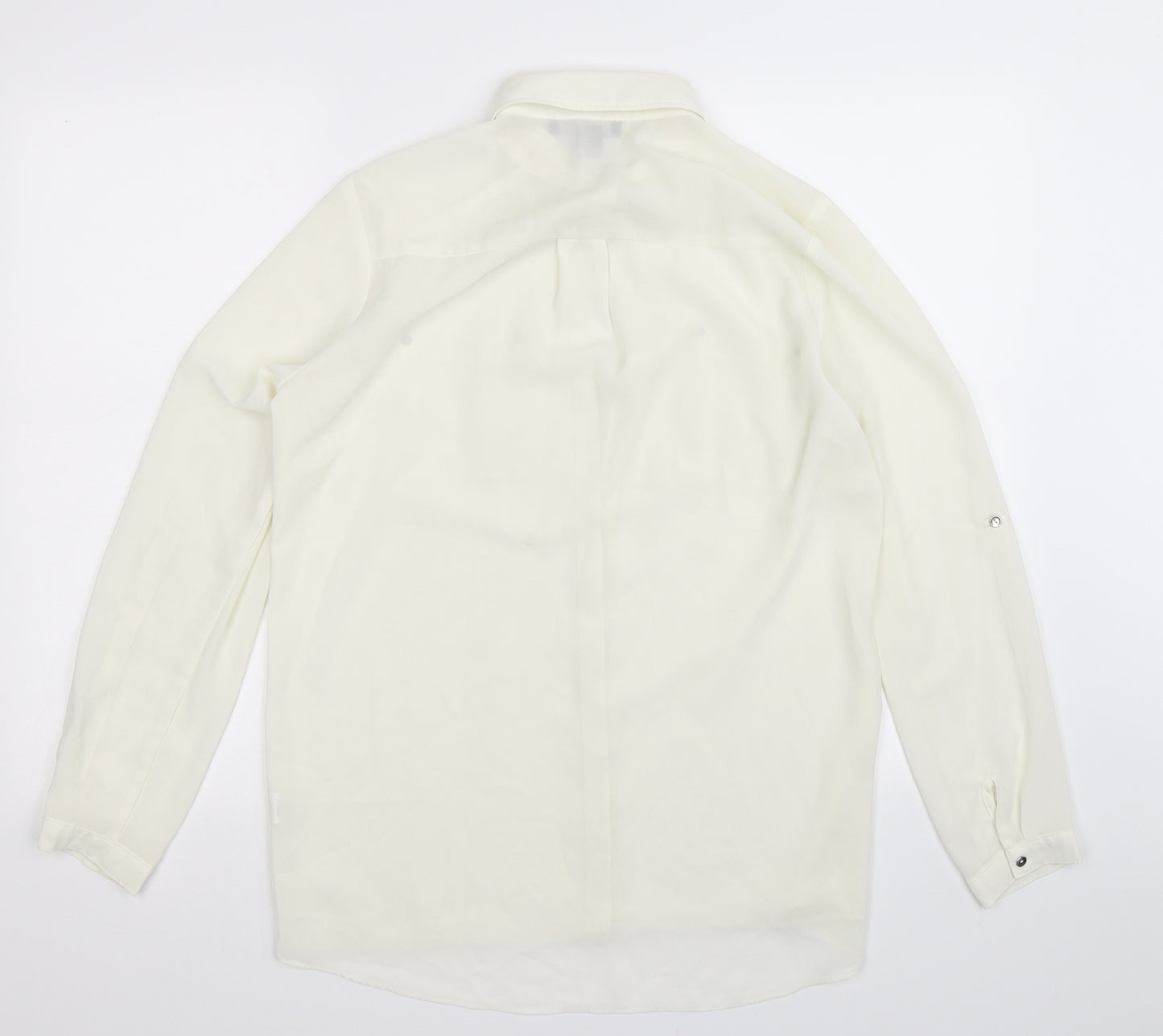 Atmosphere Womens White   Basic Button-Up Size 12