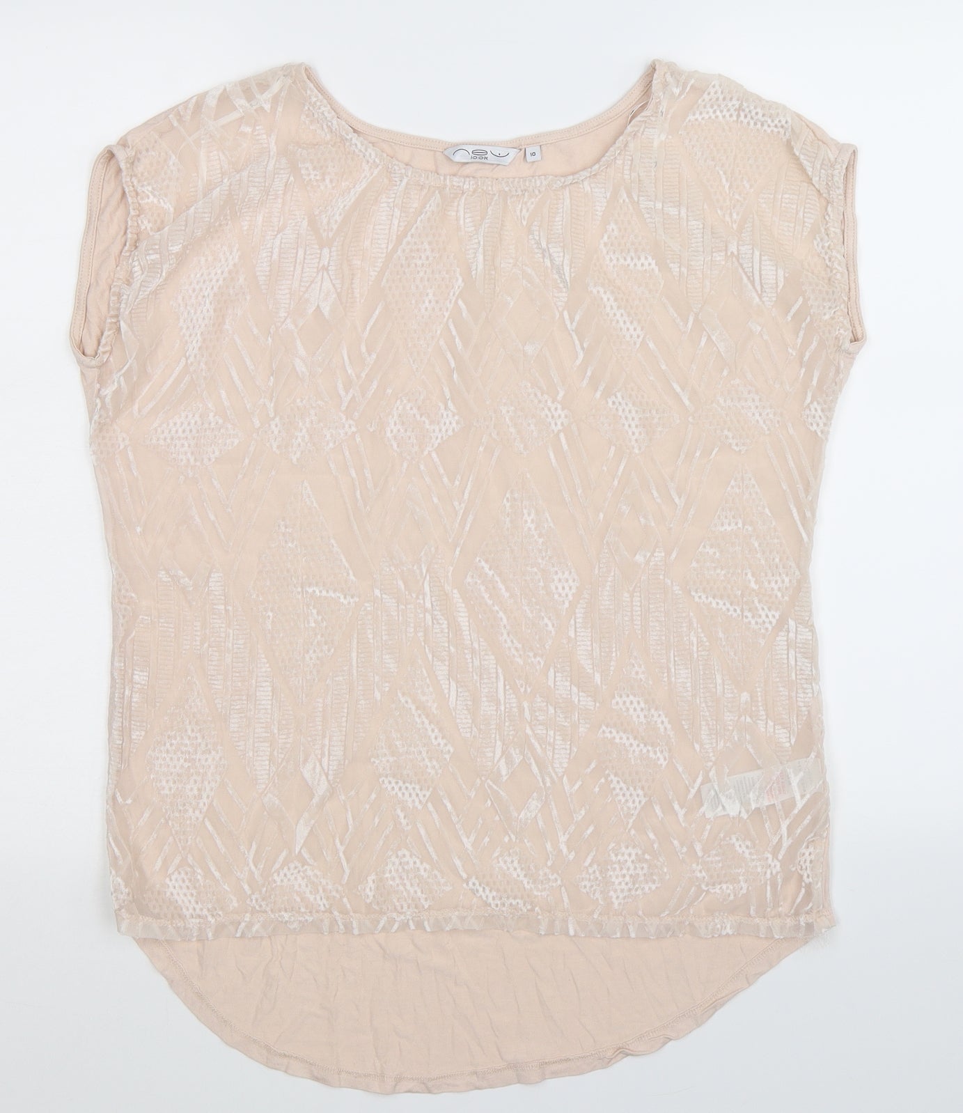 New Look Womens Beige   Basic Tank Size 10