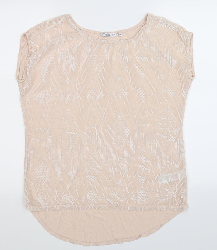 New Look Womens Beige Basic Tank Size 10