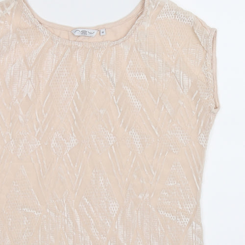 New Look Womens Beige   Basic Tank Size 10