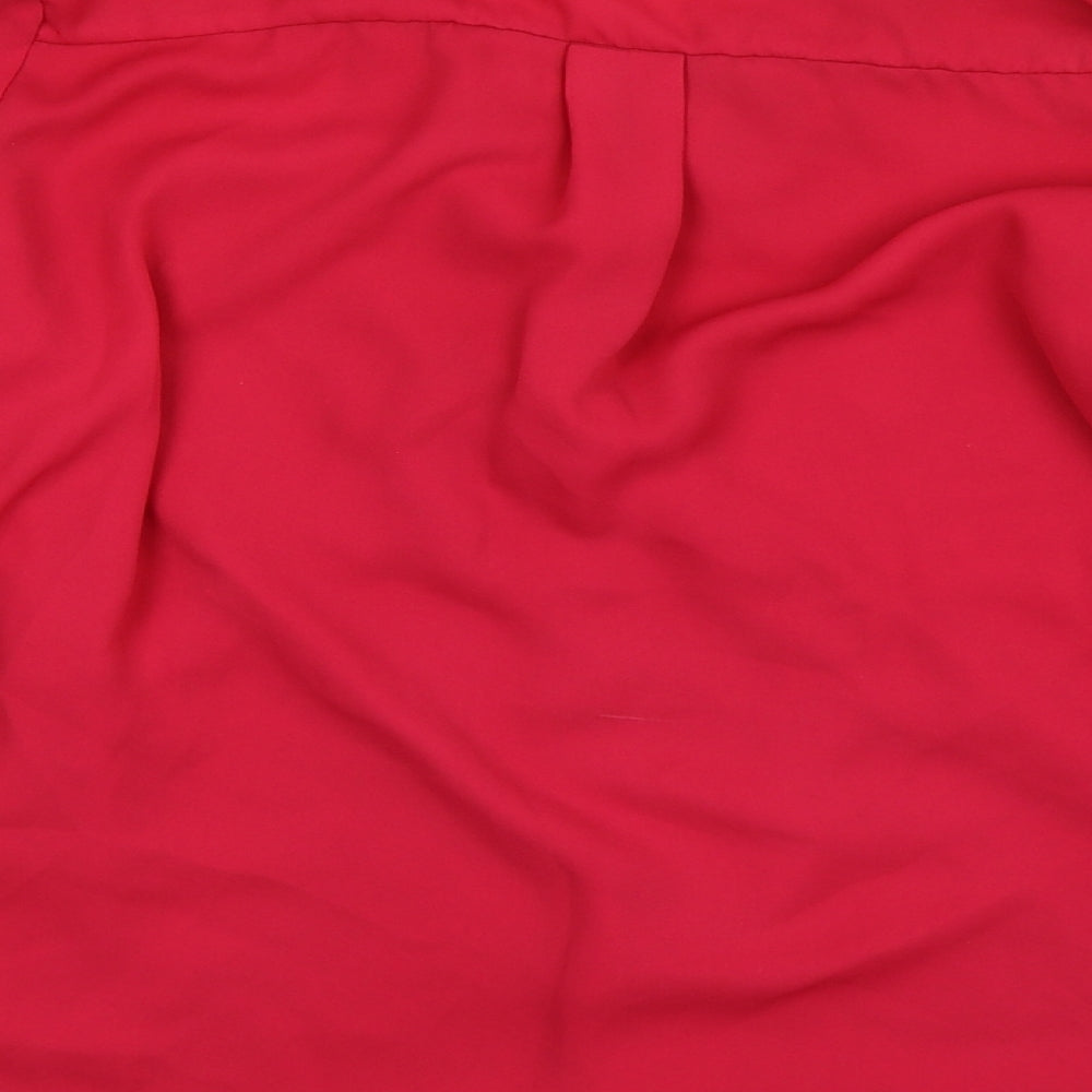 George Womens Pink   Basic Blouse Size 10