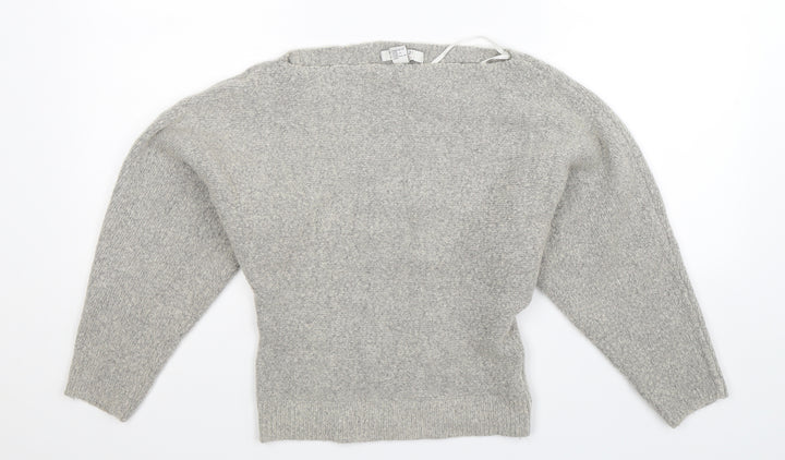 FOREVER 21 Womens Grey Knit Pullover Jumper Size S