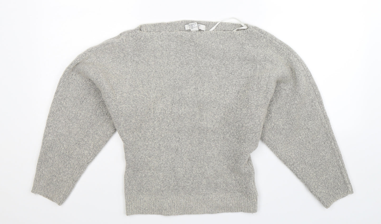 FOREVER 21 Womens Grey  Knit Pullover Jumper Size S