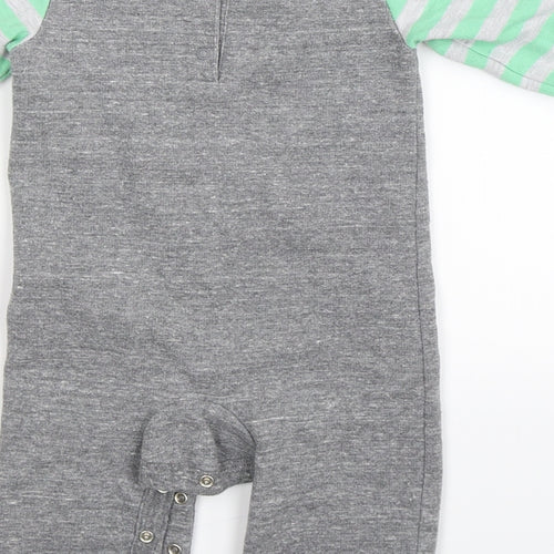 F&F Baby Multicoloured Striped  Babygrow One-Piece Size 6-9 Months
