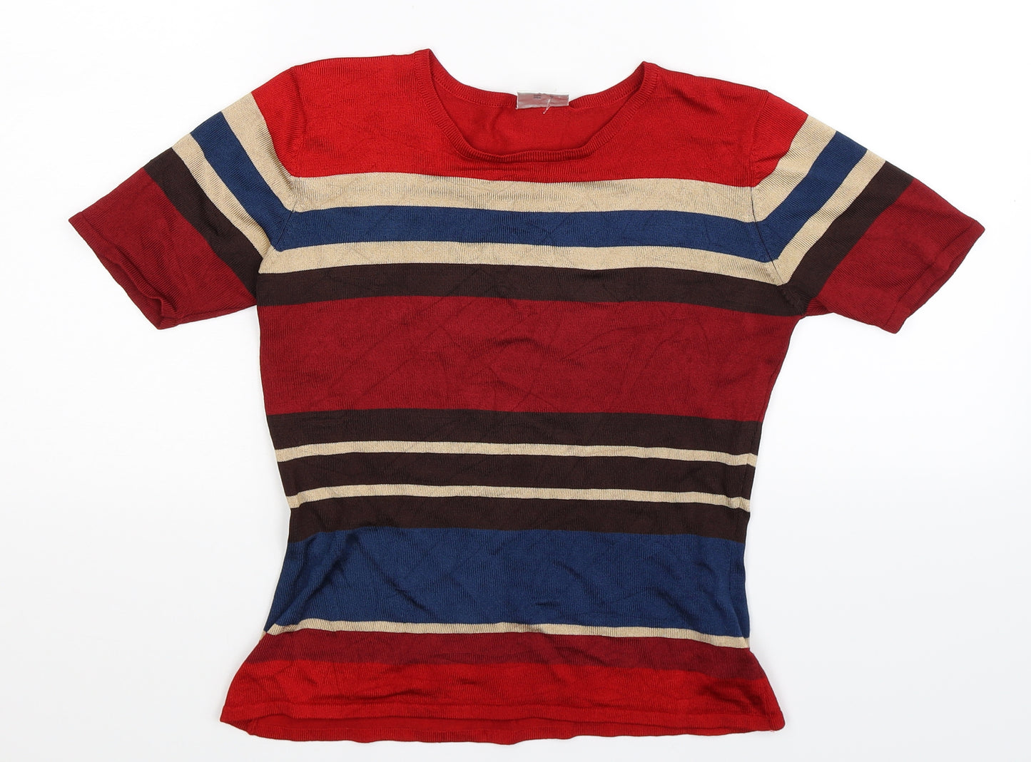 NEXT Womens Multicoloured Striped  Pullover Jumper Size 12