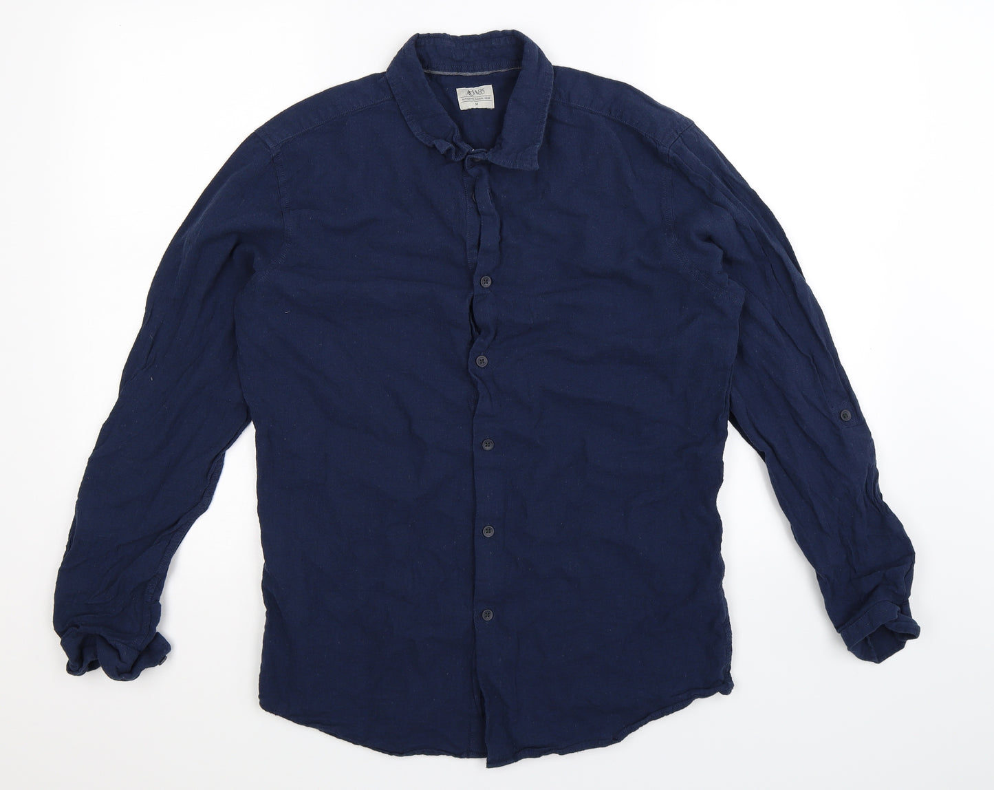 ACW85 Mens Blue    Button-Up Size M