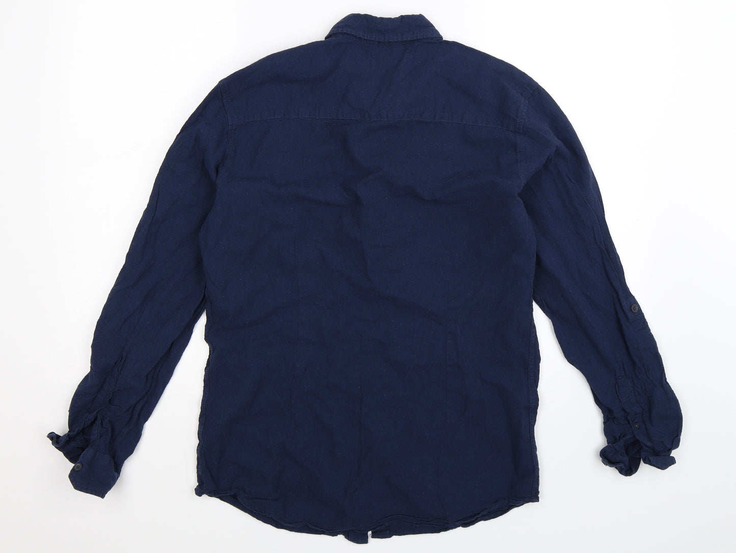 ACW85 Mens Blue    Button-Up Size M