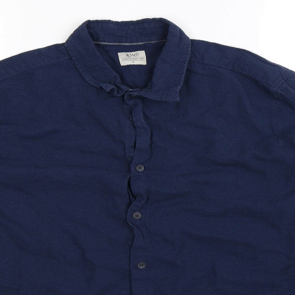 ACW85 Mens Blue    Button-Up Size M