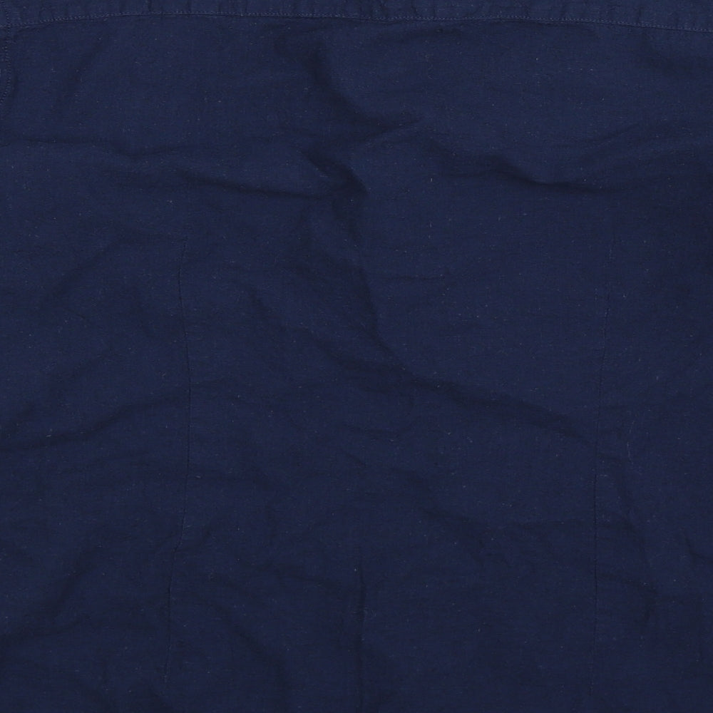 ACW85 Mens Blue    Button-Up Size M