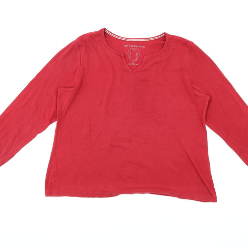 BM- ESSENTIALS Mens Red    T-Shirt Size L