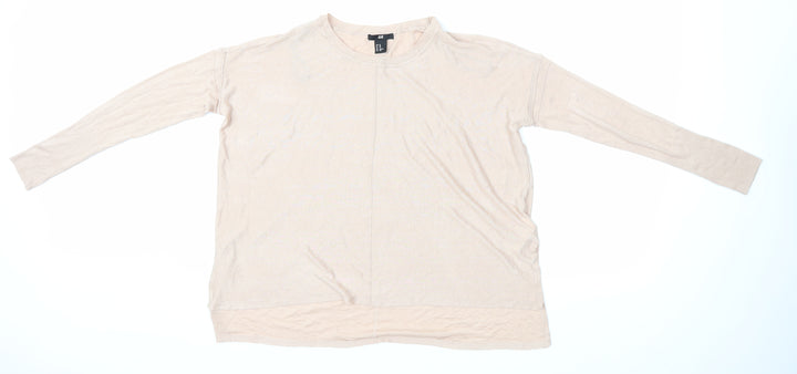 H&M Womens Pink   Pullover Jumper Size XS