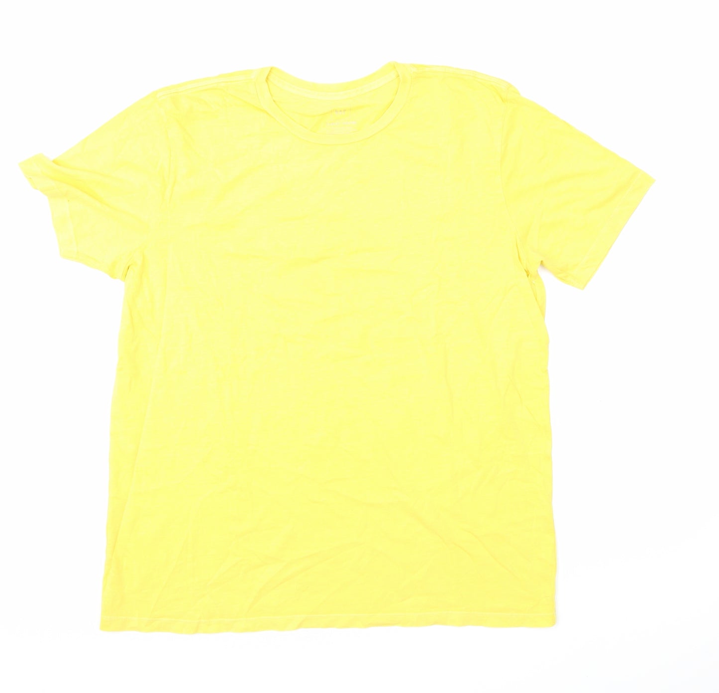 Gap Mens Yellow    T-Shirt Size L