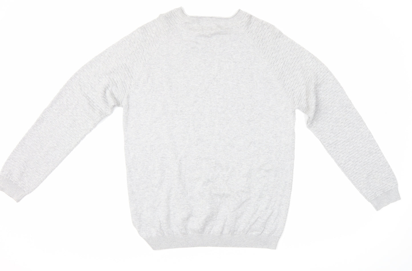 Authentic Casual Wear Mens Grey   Pullover Jumper Size L