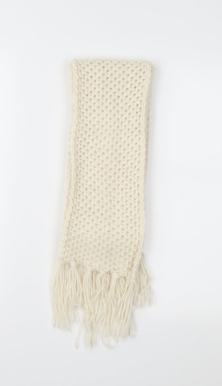 Preworn Womens Ivory    Scarf