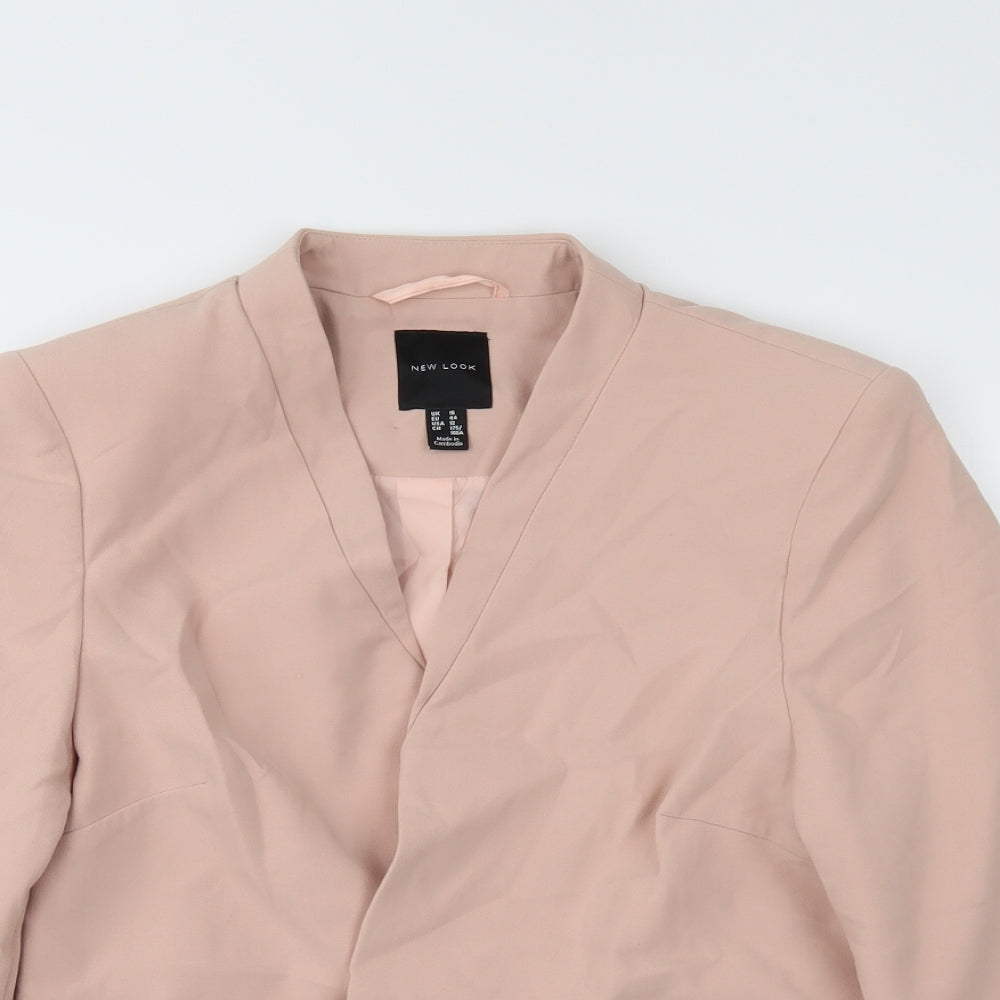 newlook Womens Pink   Jacket Blazer Size 16