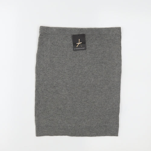 Atmosphere Womens Grey   Mini Skirt Size 10
