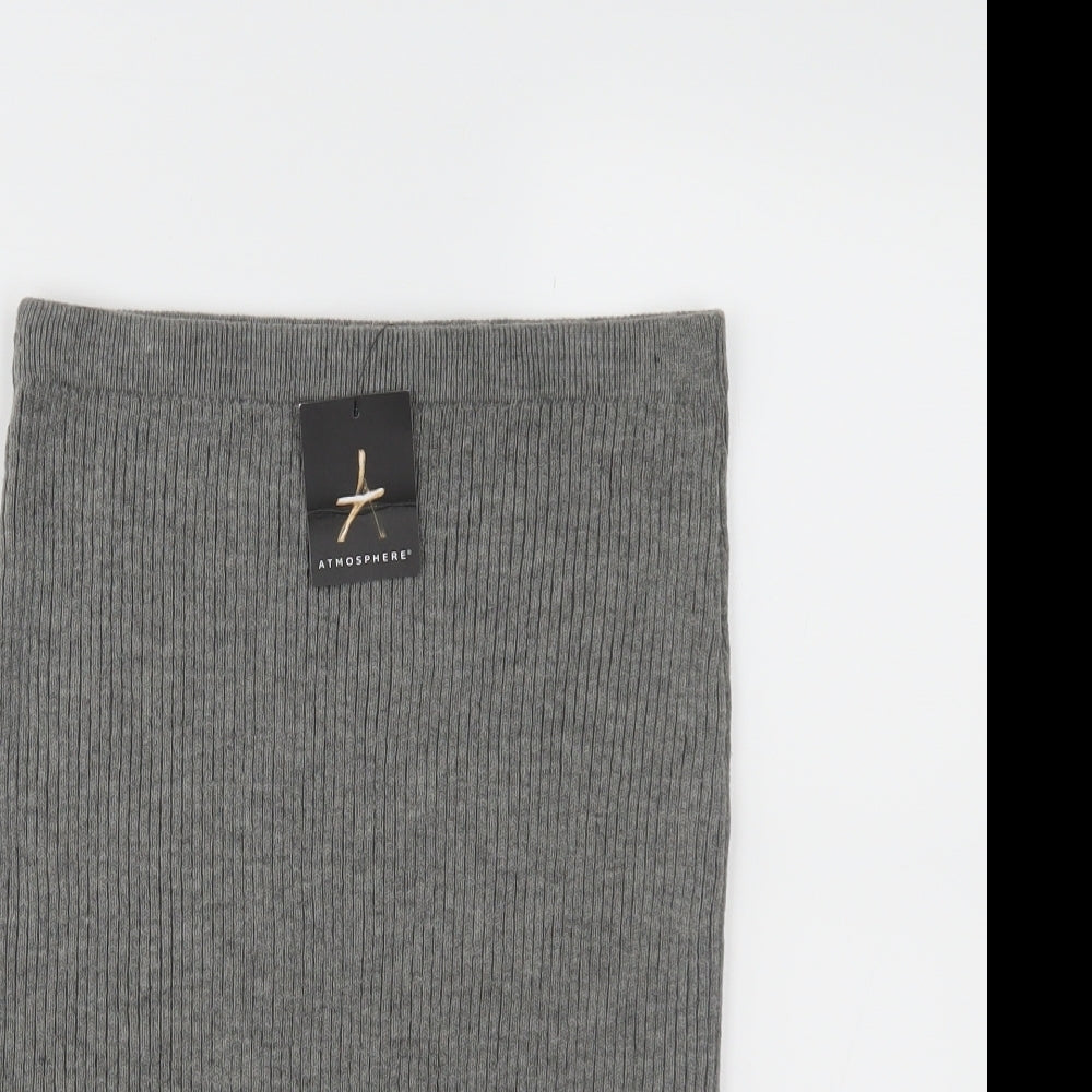 Atmosphere Womens Grey   Mini Skirt Size 10