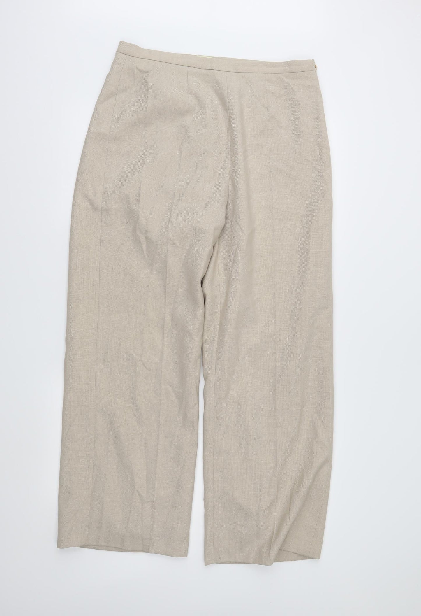 Viyella Womens Beige   Trousers  Size 14 L30 in