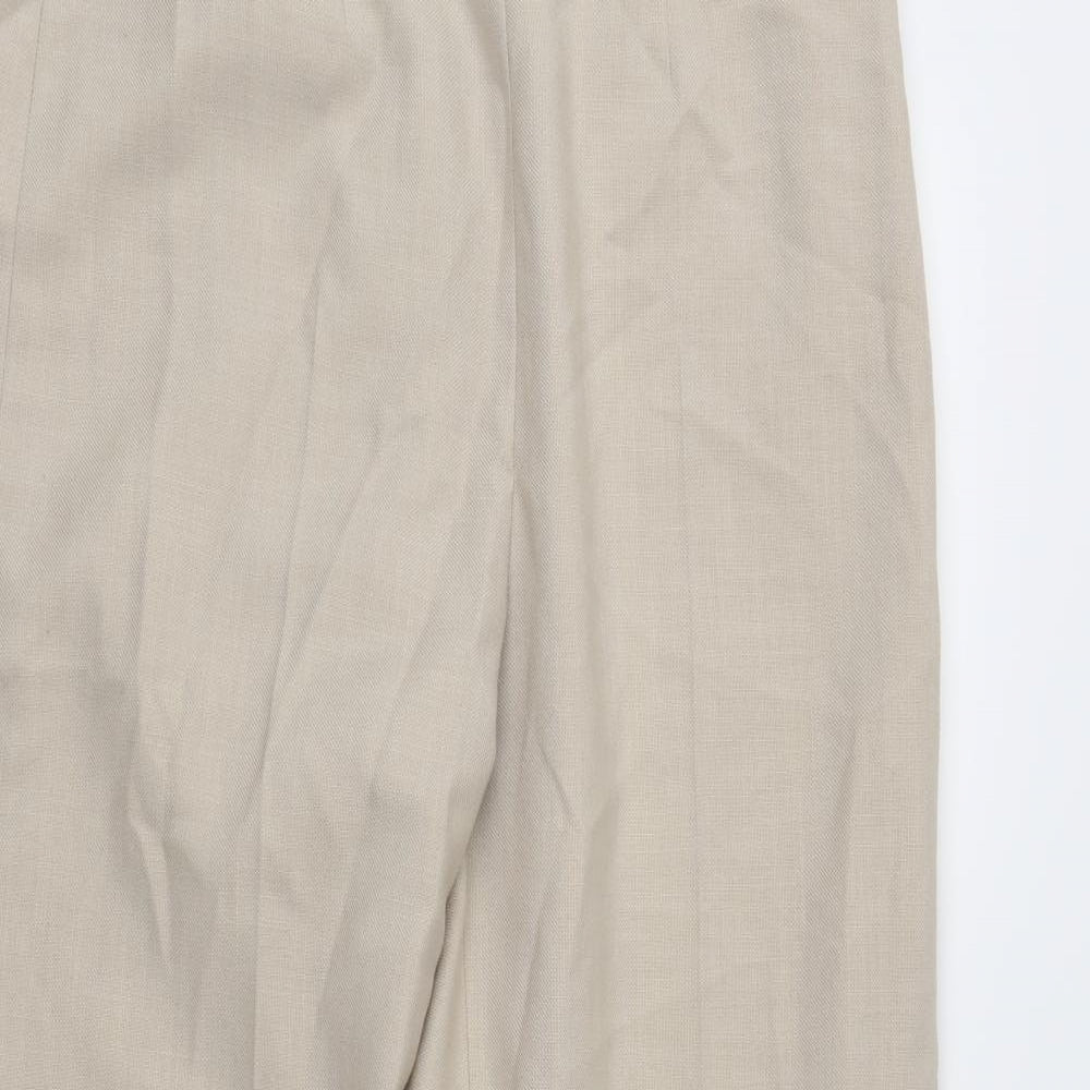Viyella Womens Beige   Trousers  Size 14 L30 in