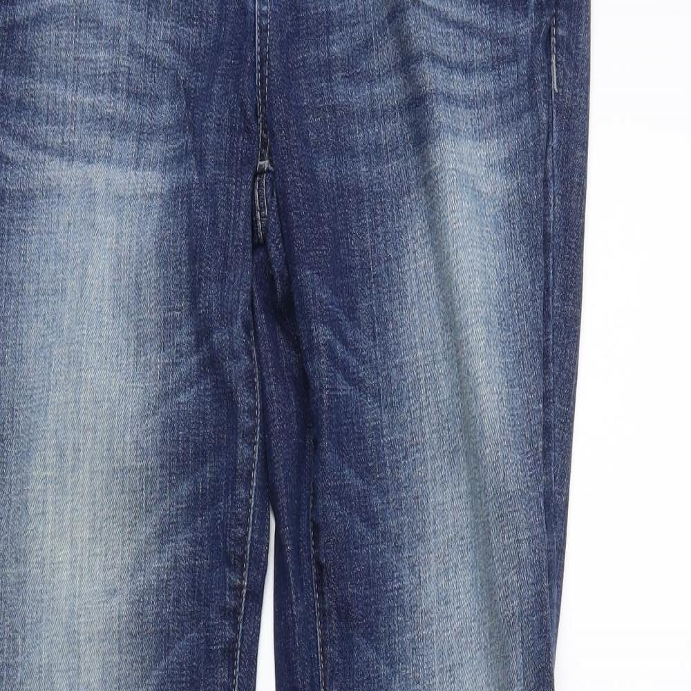 Alexa Womens Blue  Denim Straight Jeans Size 28 in L32 in
