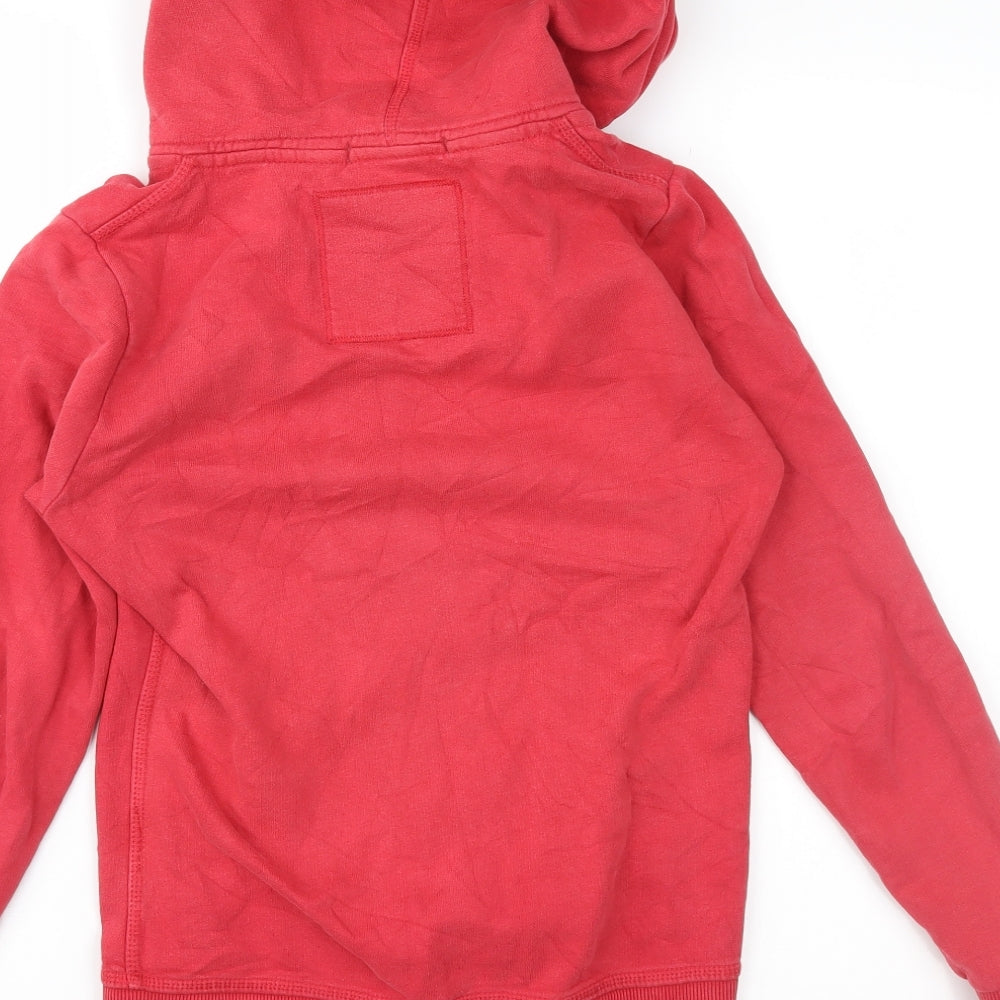 Super dry Mens Red   Full Zip Hoodie Size XL