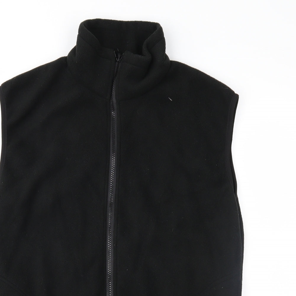 Preworn Mens Black   Gilet Jacket Size XL