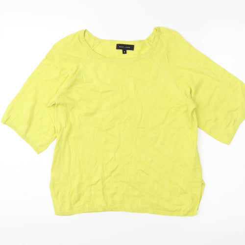 newlook Womens Yellow   Pullover Jumper Size 6
