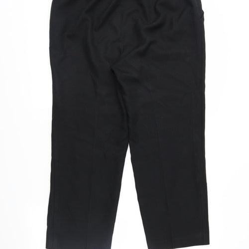 Marks and Spencer Womens Black   Trousers  Size 14 L26 in