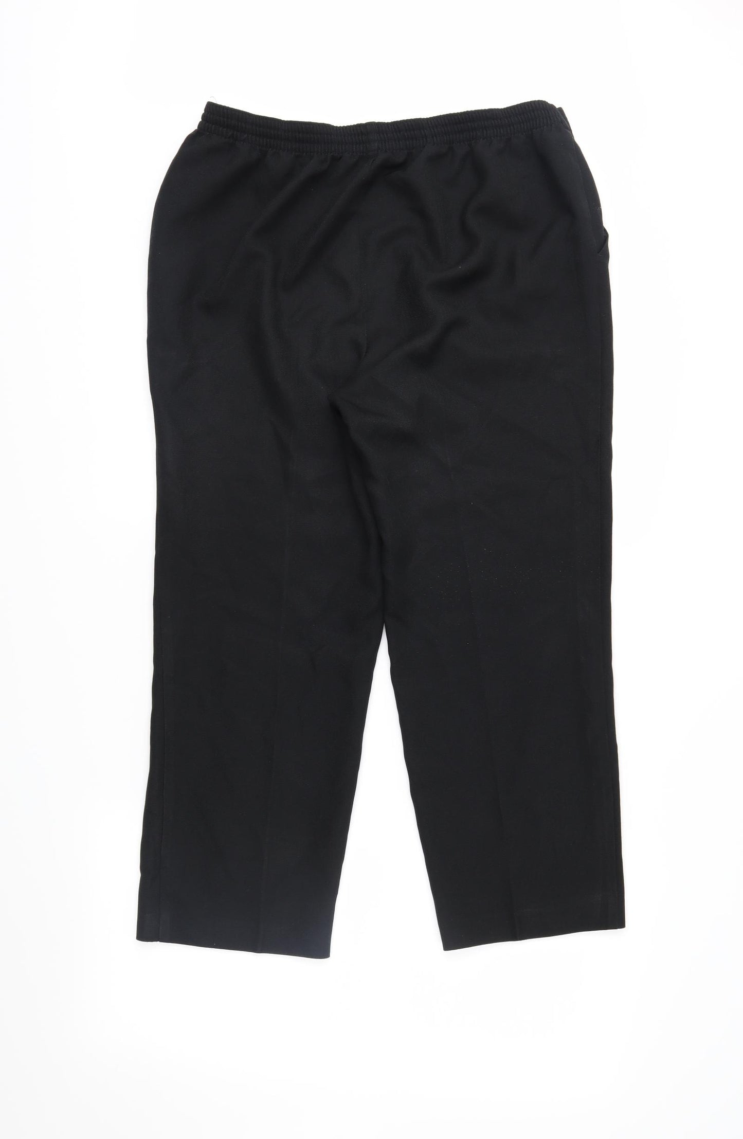 Marks and Spencer Womens Black   Trousers  Size 14 L26 in
