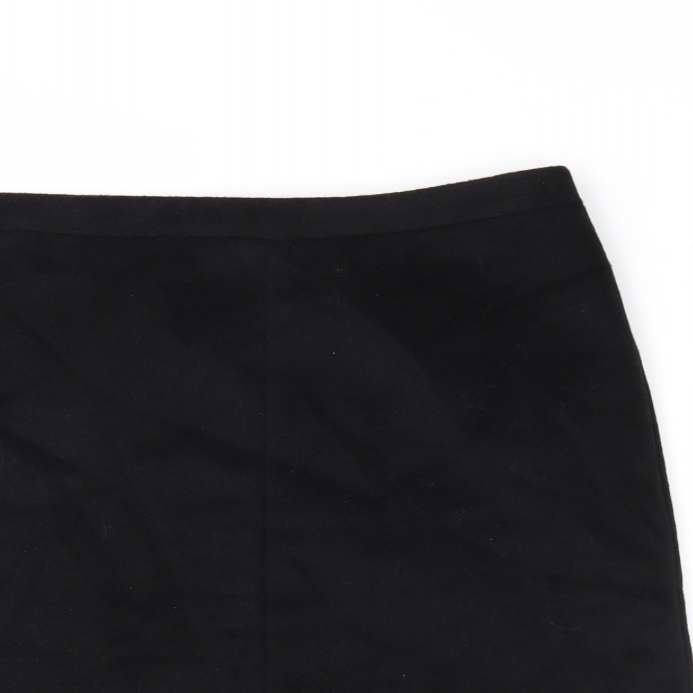 M&S Womens Black   Straight & Pencil Skirt Size 14