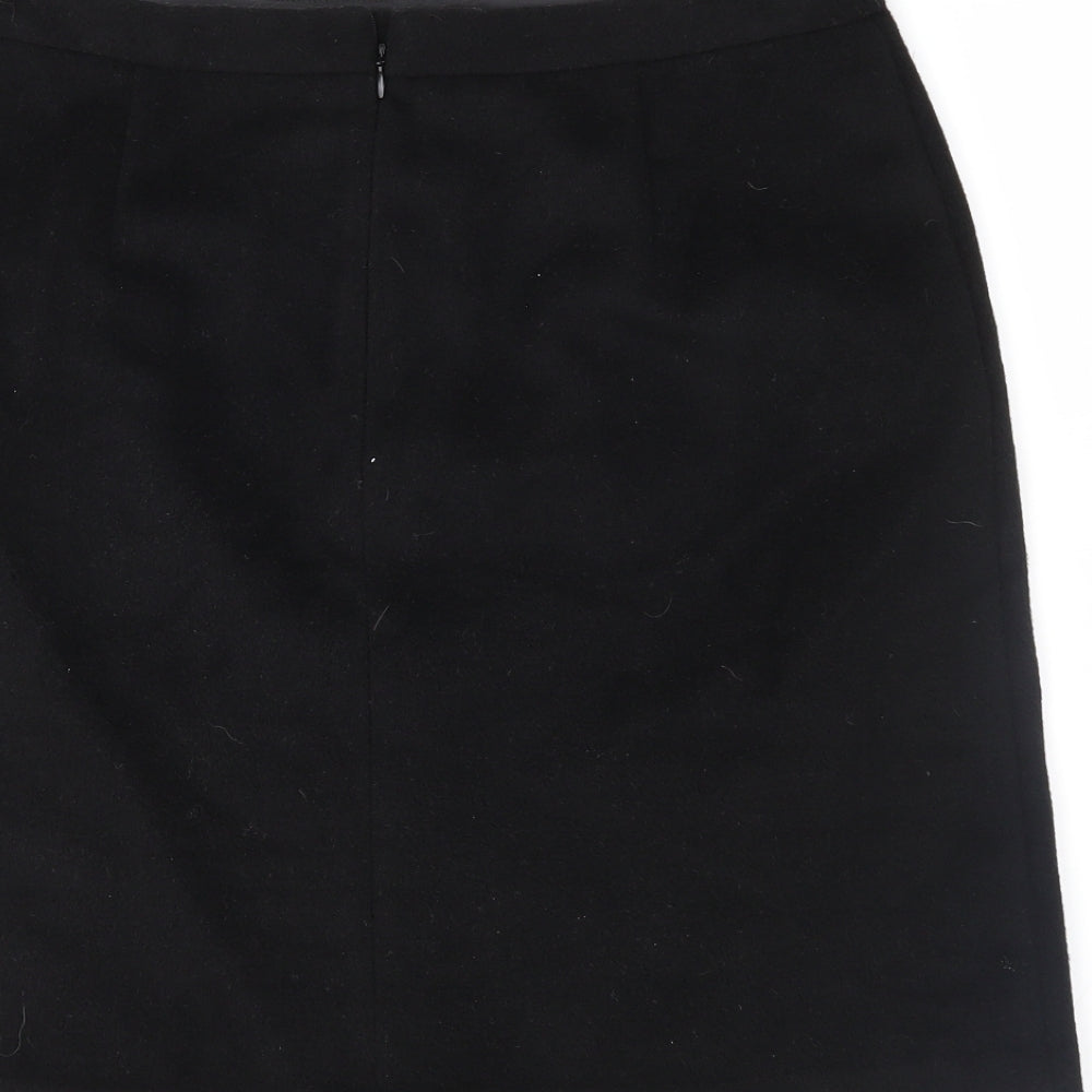 M&S Womens Black   Straight & Pencil Skirt Size 14