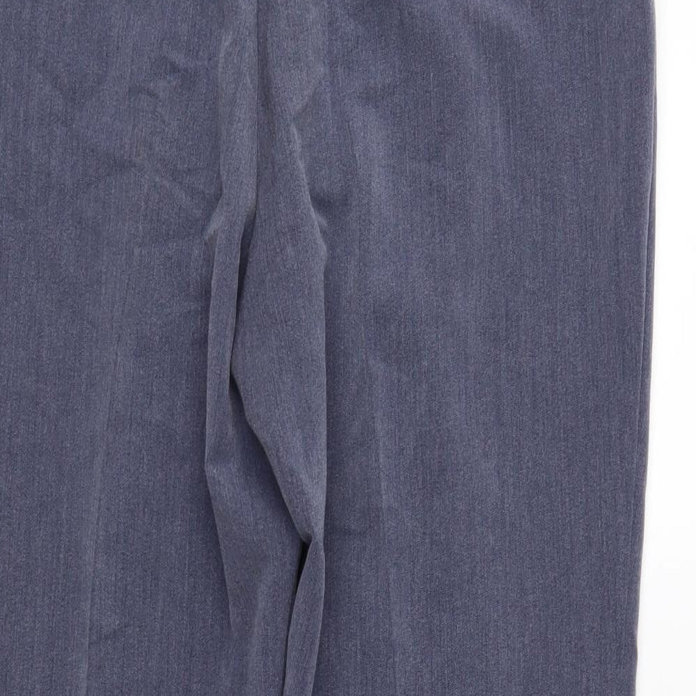 Classic Womens Blue   Cropped Trousers Size 16 L25 in