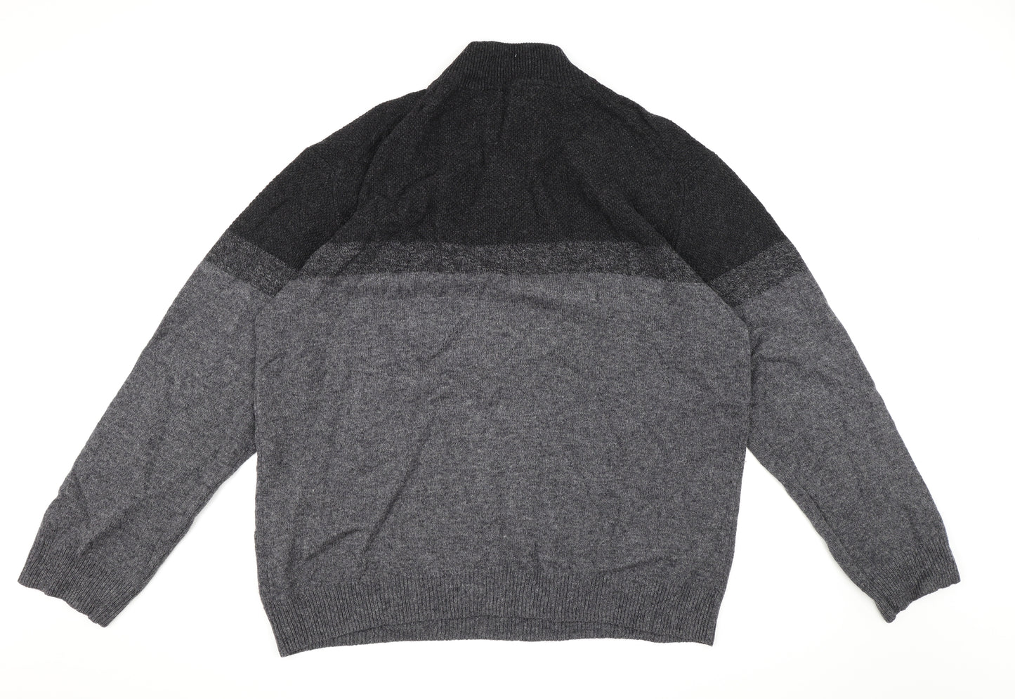 Marks and Spencer Mens Grey  Knit Pullover Jumper Size XL