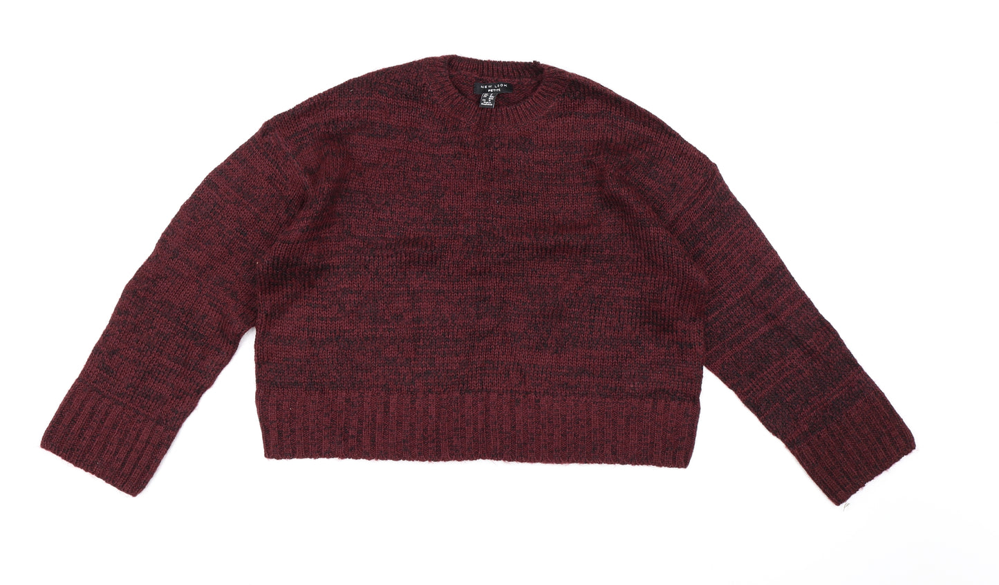 New Look Womens Brown  Knit Pullover Jumper Size S