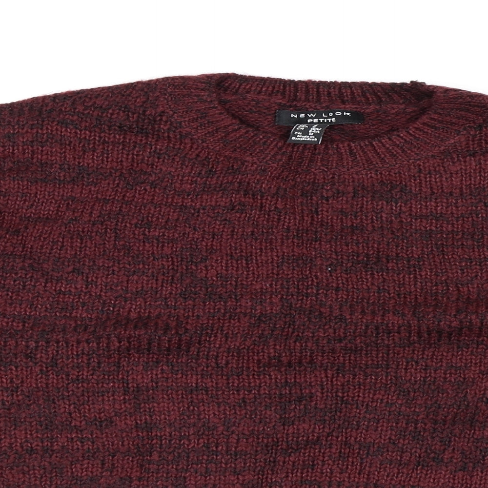 New Look Womens Brown  Knit Pullover Jumper Size S