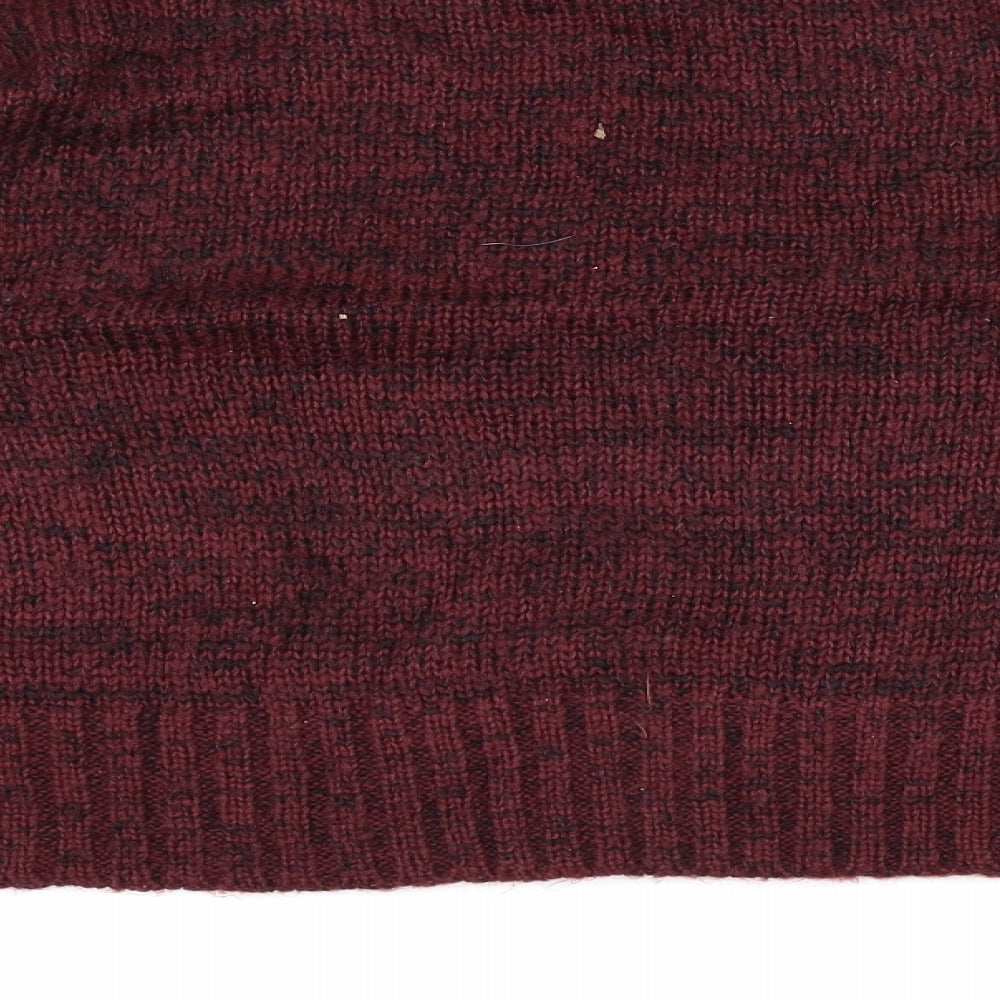 New Look Womens Brown  Knit Pullover Jumper Size S
