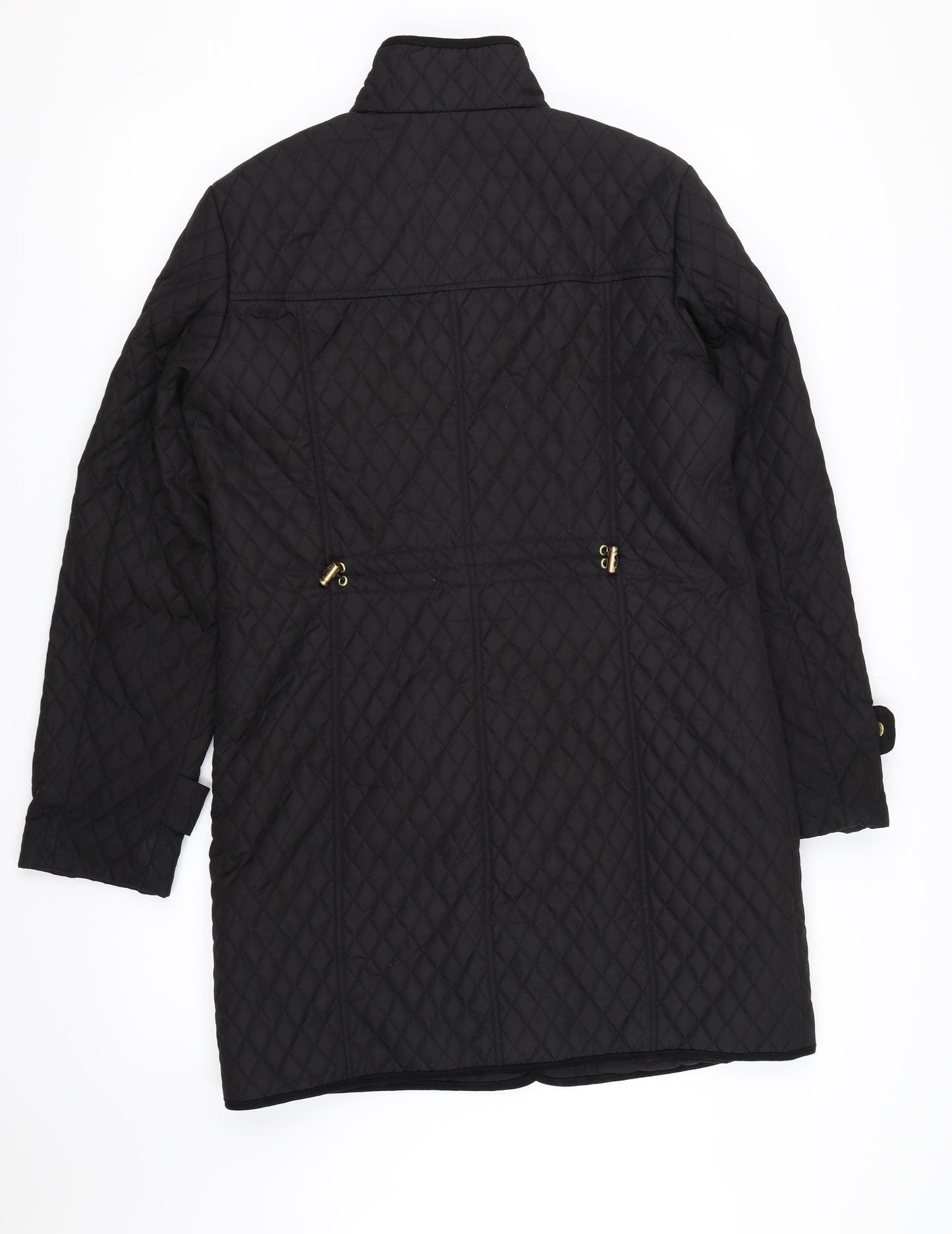 Country Casuals Womens Black   Overcoat Coat Size 10
