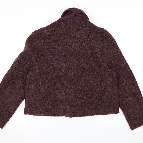 CICERONE Womens Purple  Knit Jacket  Size 12