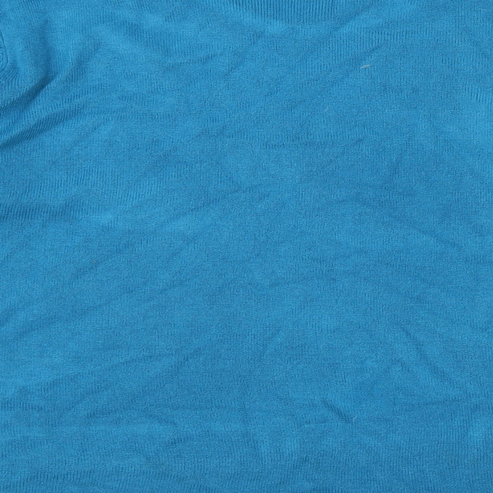 BM Womens Blue  Knit Pullover Jumper Size L