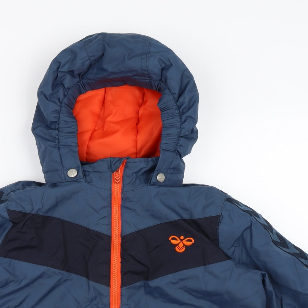 Hummel Boys Blue   Basic Coat Coat Size 4 Years