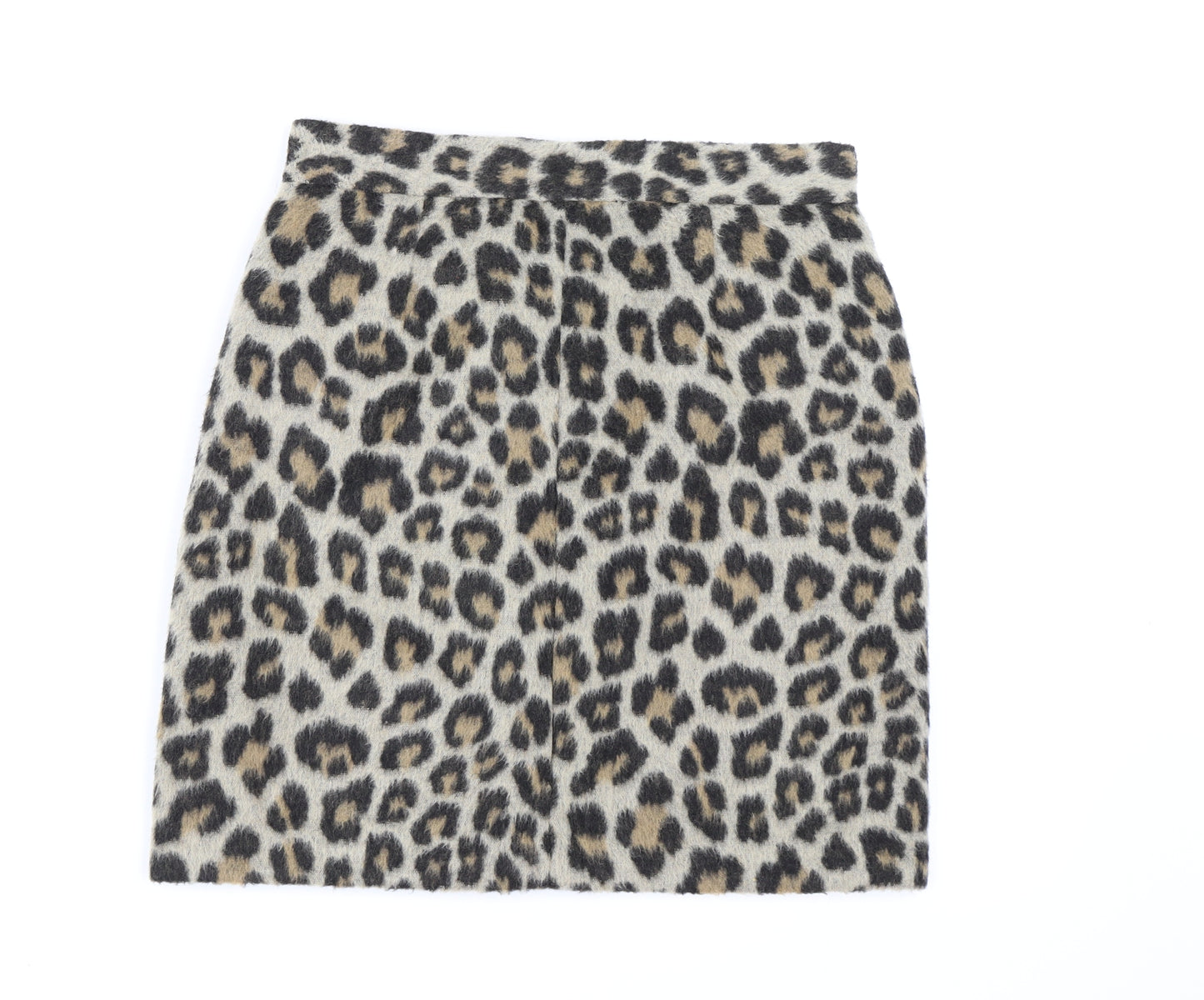 Marks and Spencer Womens Brown Animal Print  A-Line Skirt Size 6