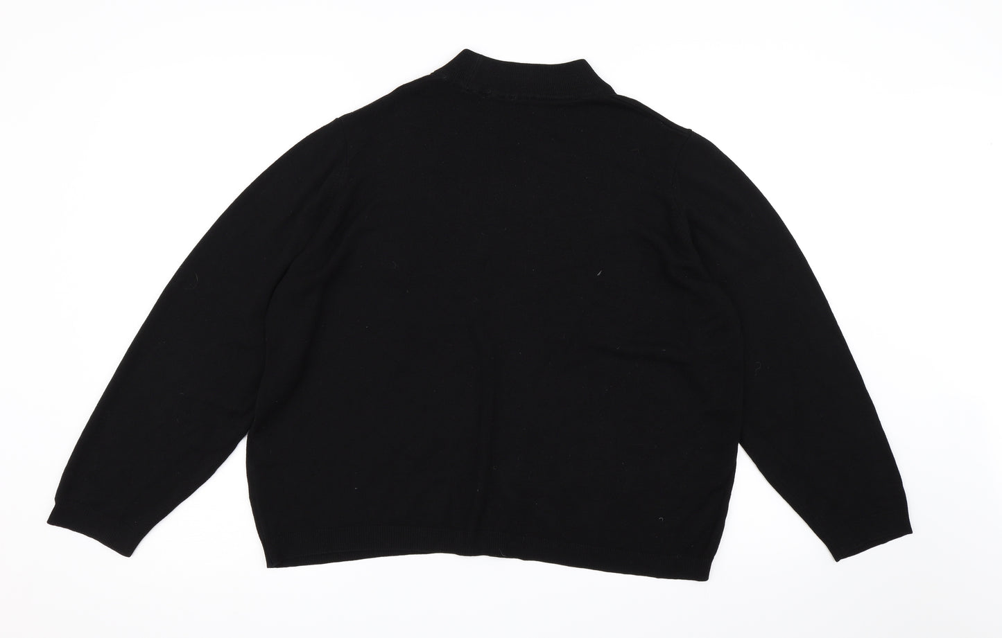 Marks and Spencer Womens Black  Knit Pullover Jumper Size 22