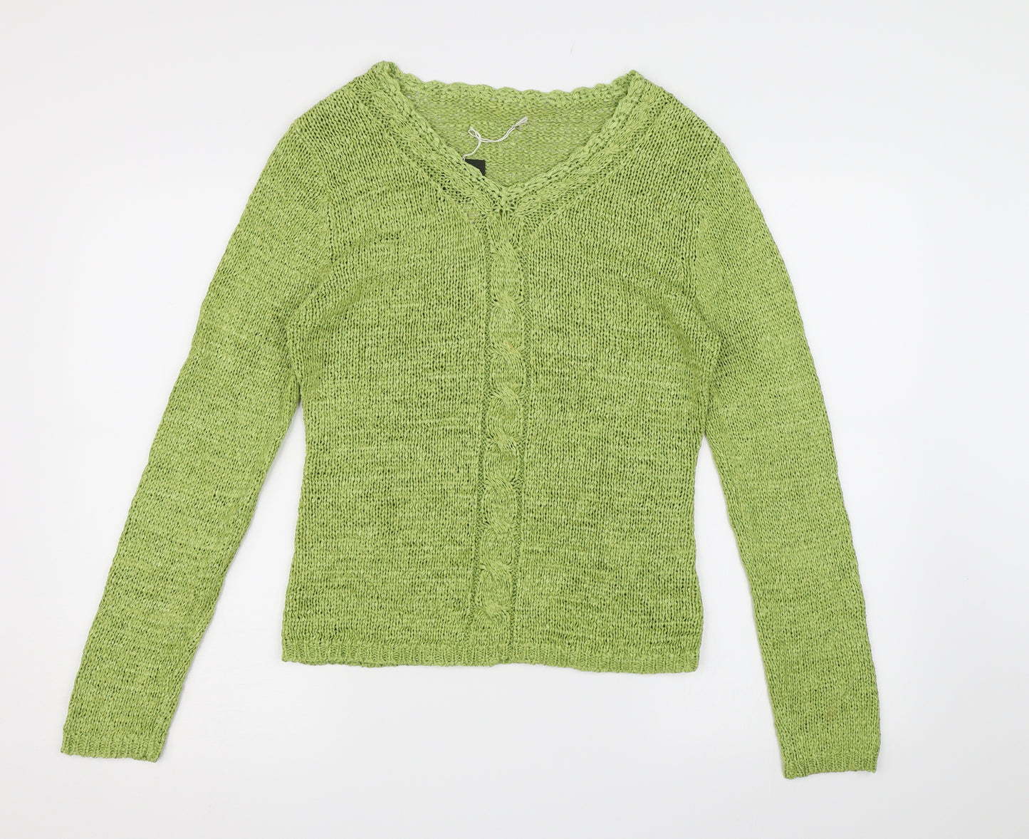 Preworn Womens Green  Knit Pullover Jumper Size S