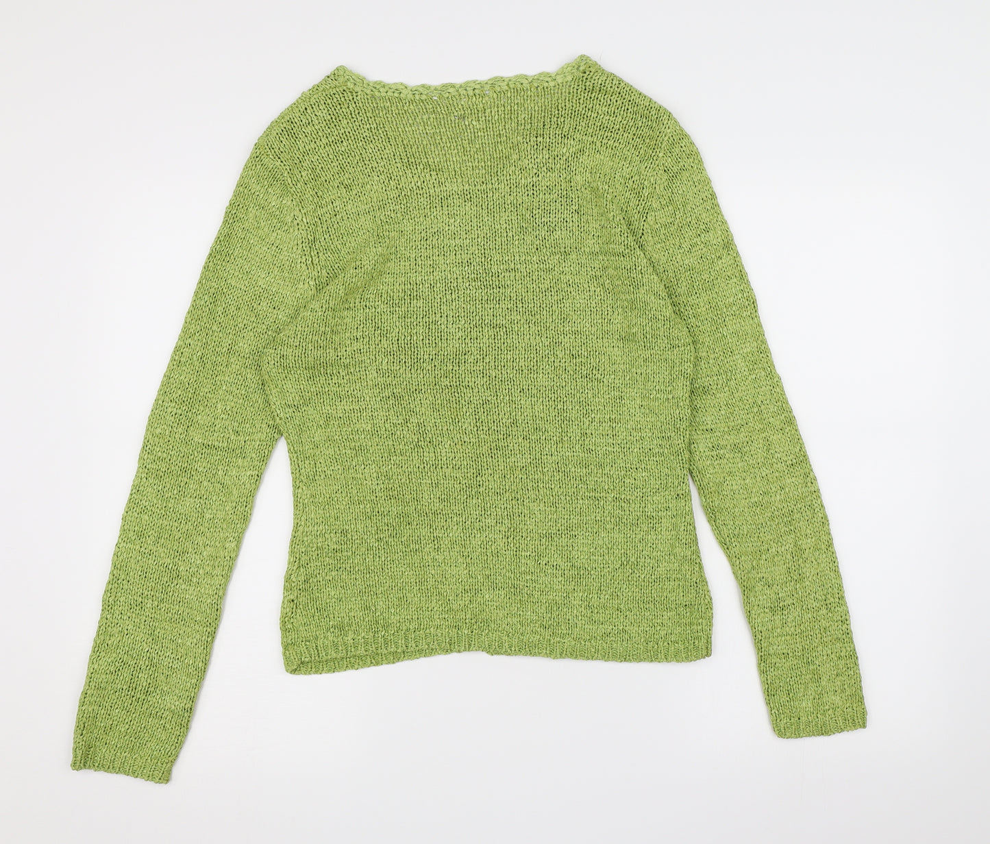 Preworn Womens Green  Knit Pullover Jumper Size S